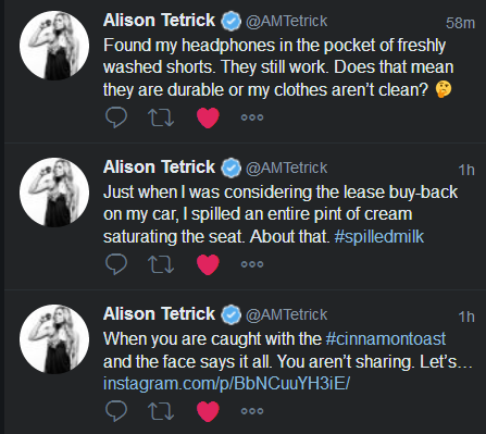 alison m tetrick, twitter