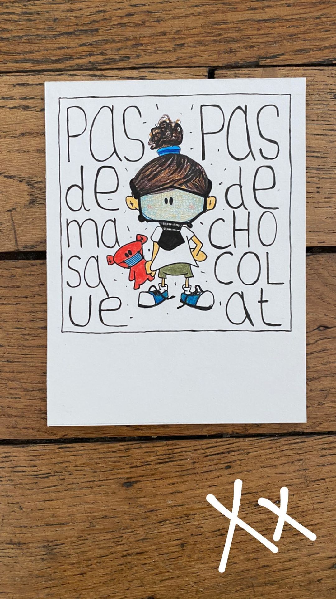 pas de masque - pas de chocolat