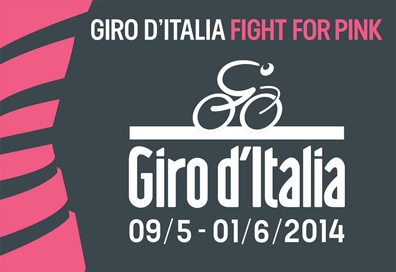 giro, poster, logo, italia