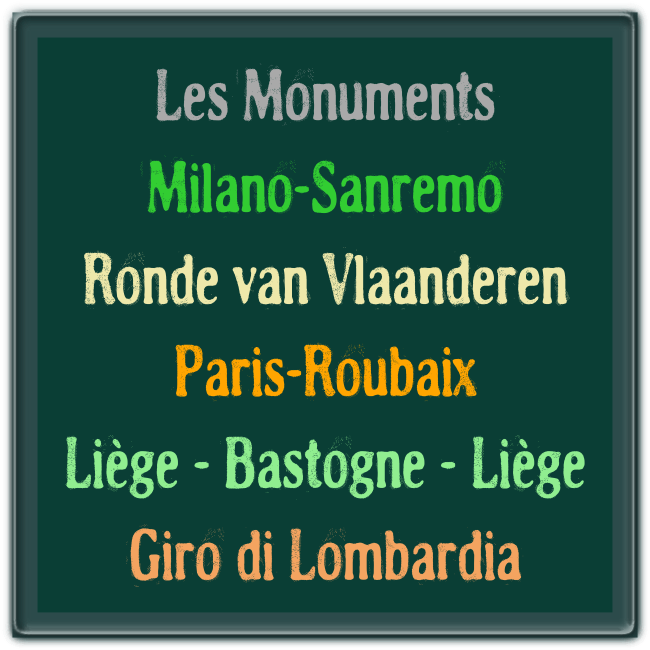 les monuments, poster, design