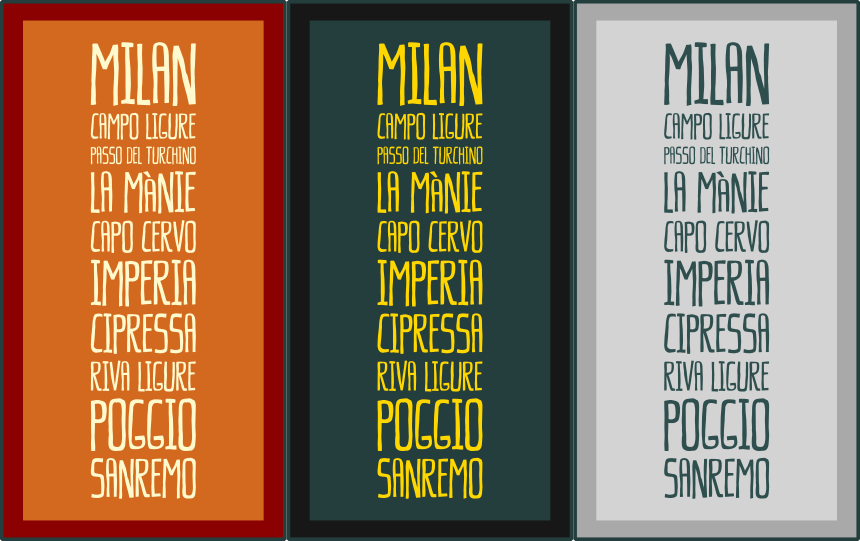 milan-sanremo, design, poster, avolab